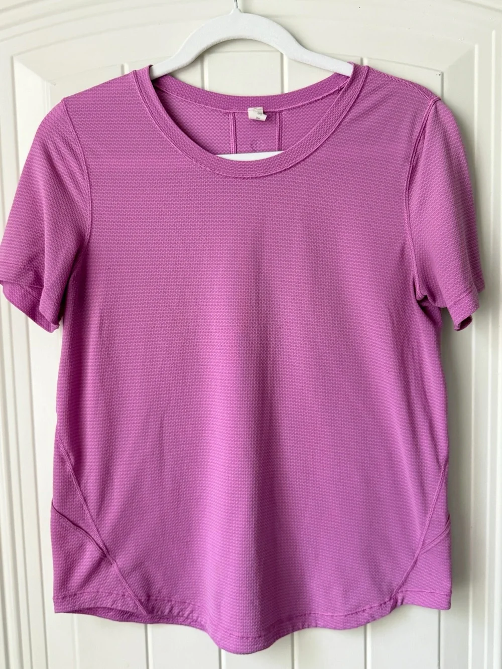 Lululemon Long Distance Short Sleeve Run Top Purple Size 6